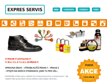 Tablet Screenshot of expres-servis.cz